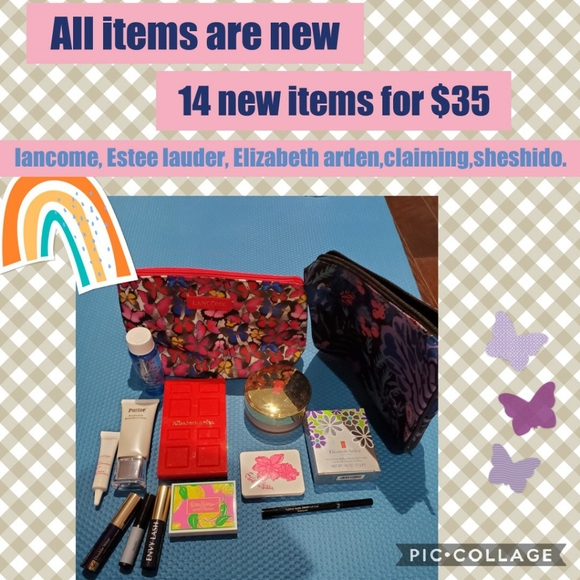 All for $35. All items new- Makeup and bags